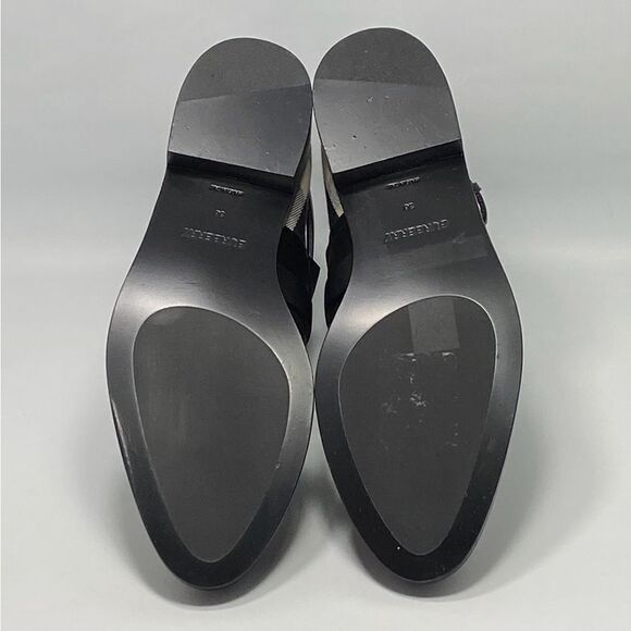 Burberry Pryle House Check & Leather Ankle Boots size 38 - Picture 9 of 11